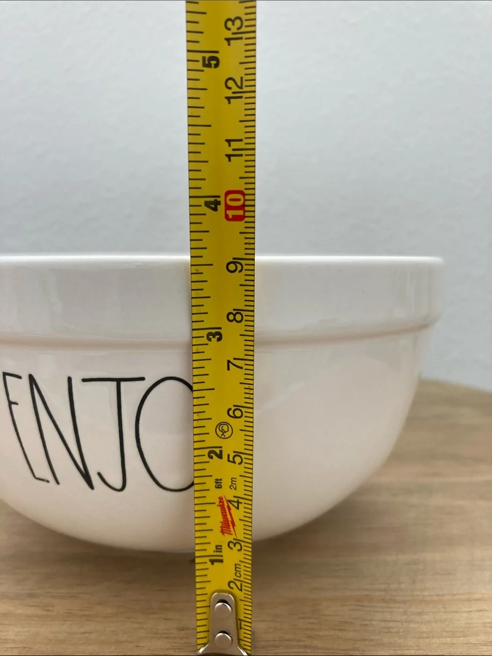 SALE! 50% Off NWOT RAR DUNN White Ceramic Bowls CRUNCH BAKE ENJOY set of 3